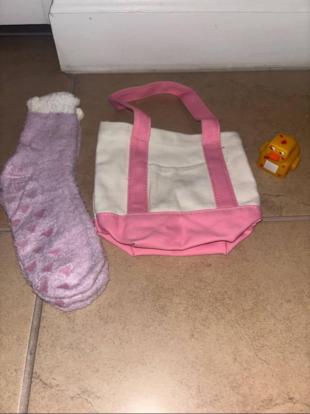Bundle  tote socks and duck